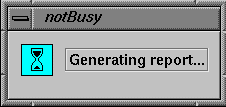 Figure 3-2 Busy Dialog