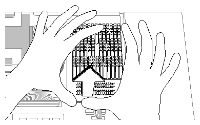 Figure 9-13 Disconnecting the CPU Module