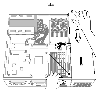 Figure 9-30 Installing the Power Supply