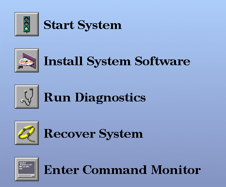 The System Maintenance Menu