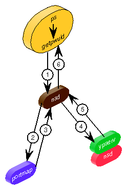 Operation of the nsd Daemon With NIS