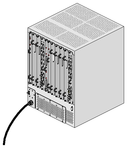 Onyx2 Graphics Insert Module, Rear View