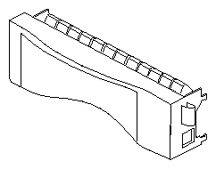 Figure 6-12 Example 3.5-Inch Drive Slot Blanking Plate