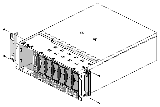 Figure 2-8 Attaching Mounting Ears 