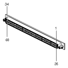 Figure 4-10 Single-Ended 68-Pin Connector