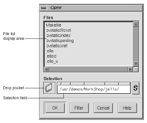 Open Dialog Box