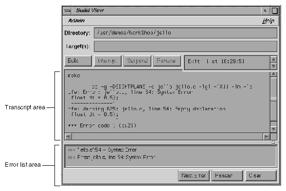 Build View Window with
Typical Data