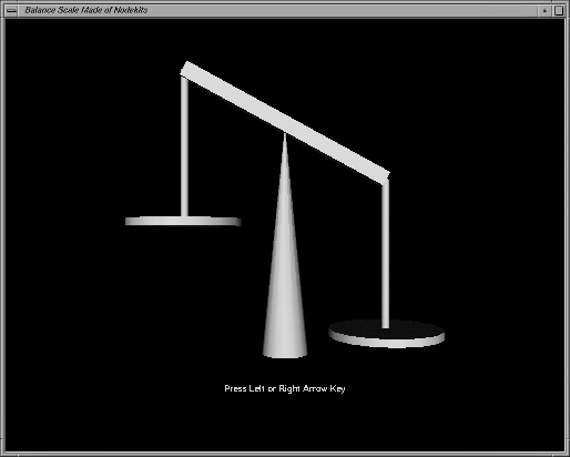 Figure 14-15 A Balance Scale Created with Node Kits