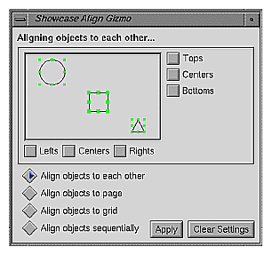 Figure 6-9 The IRIS Showcase Align Gizmo