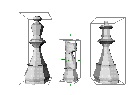 Figure 14-5 Ungrouped Collection of Objects (Knight Is Lead Object)