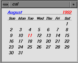 Calendar