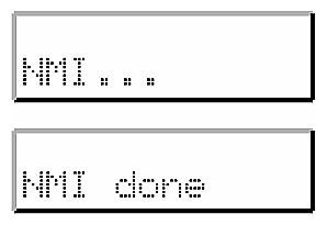 Example of nmi Front Panel Display Output