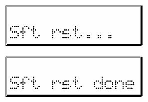 Example of softreset Command Output