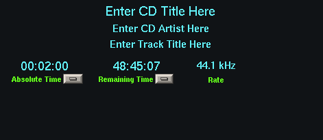 The CD Manager Extended Display