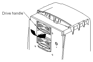 Figure 7-8 Locking the Secondary (Option) Drive