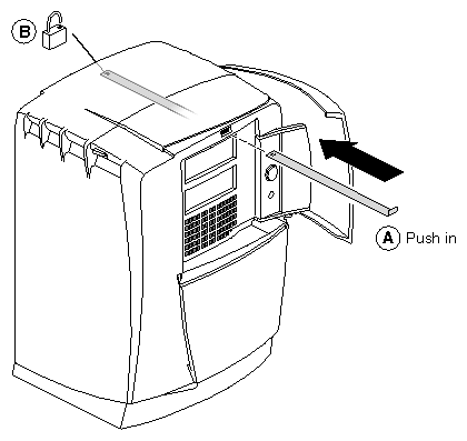 Figure 1-17 Inserting the Lockbar