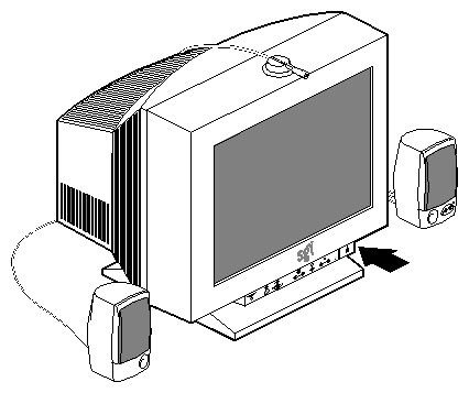 Figure 1-13 Powering On the Monitor