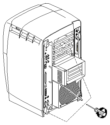 Figure 2-25 Tightening the System Module Screws