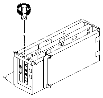 Figure 4-17 Inserting the Board Screw