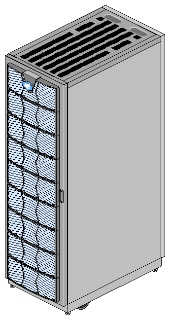 Front View of the Tall Rack