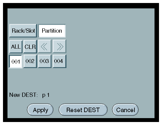 Selecting an Individual Partition