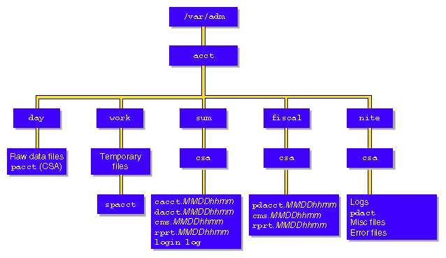 The /var/adm/acct Directory