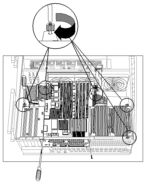 Figure 5-10 Fastening the Logic Carrier