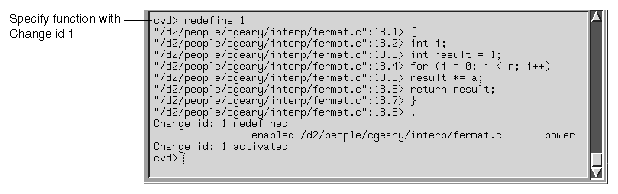 Command Line Interface with Redefined Function