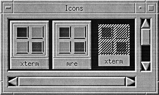 Figure 7-5 
A Typical OSF/Motif Icon Box