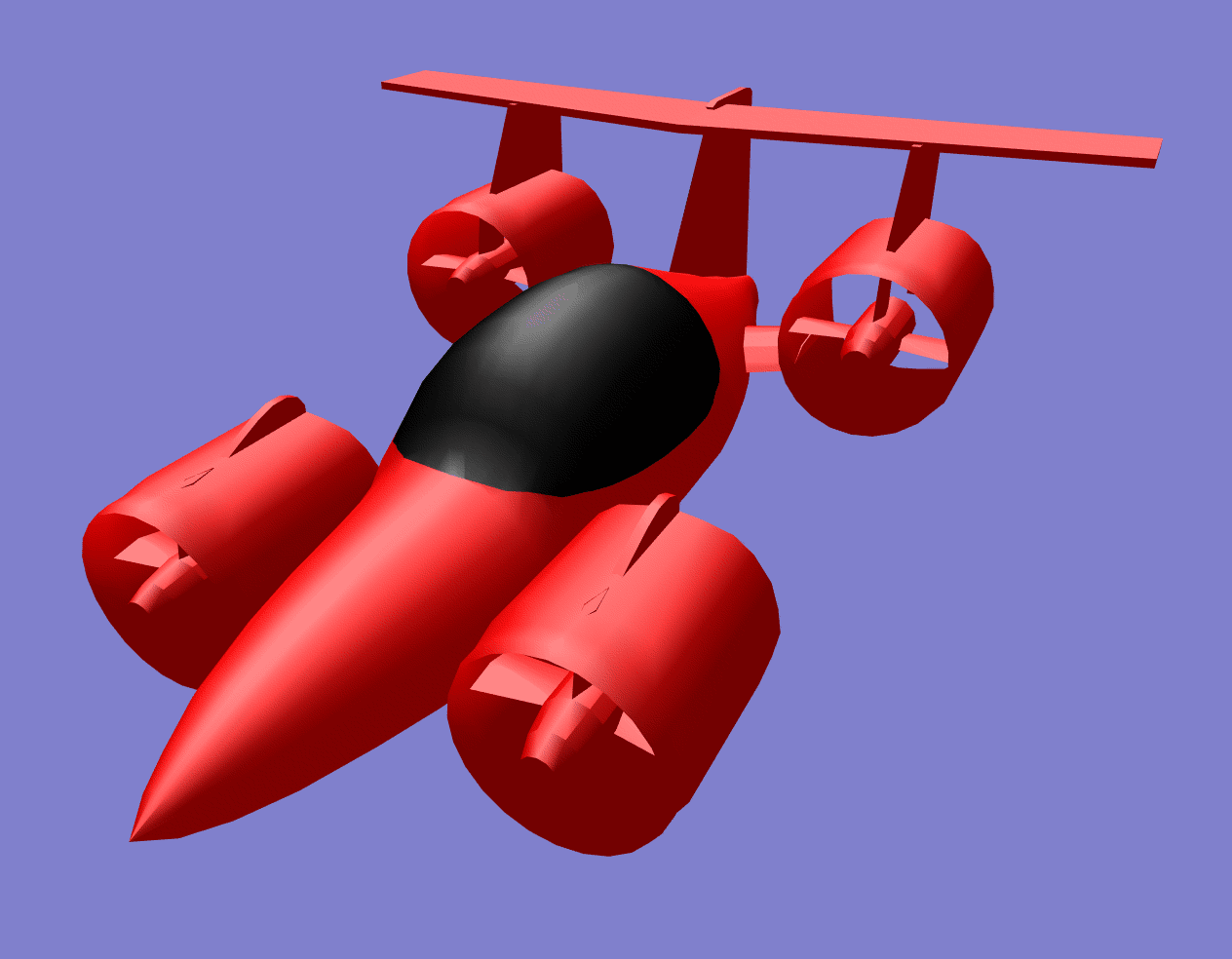 Aircar Database in IRIS Inventor Format