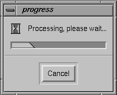 Figure 7-7 Progress Dialog