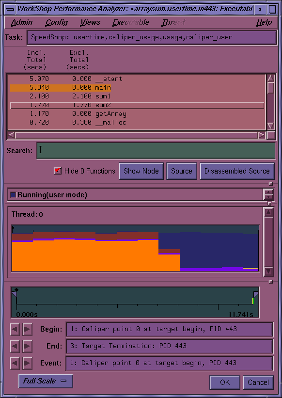 Performance Analyzer Main
View