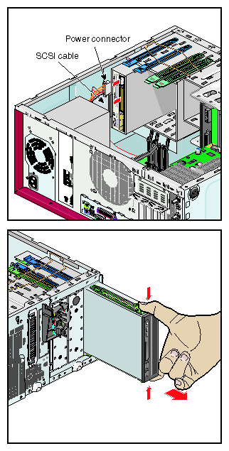 Removing a Removable Media Drive