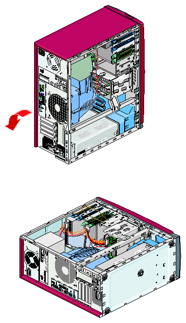 Laying Down the System Enclosure