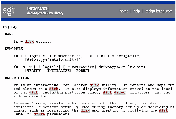 InfoSearch Document Page