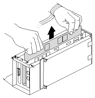 Figure 4-30 Extracting the PCI Board