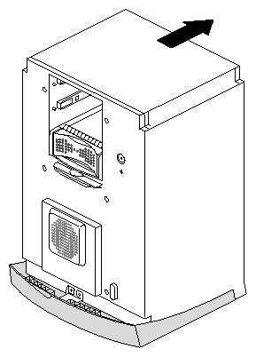 Figure 7-34 Sliding the Chassis Backward