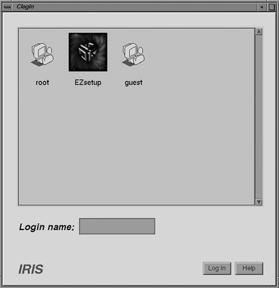 Figure 1-19 Login Screen