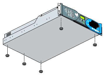 Location of Table-mounting Feet